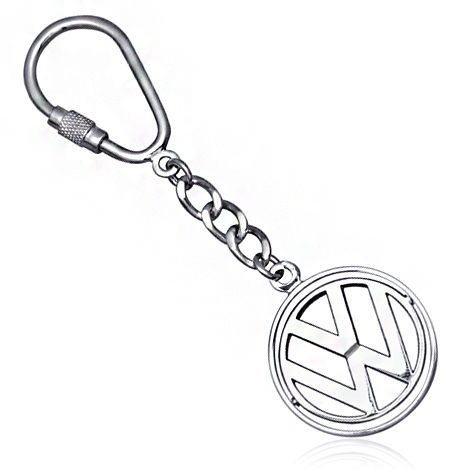 Серебряный брелок для ключей Volkswagen (Ag 925)