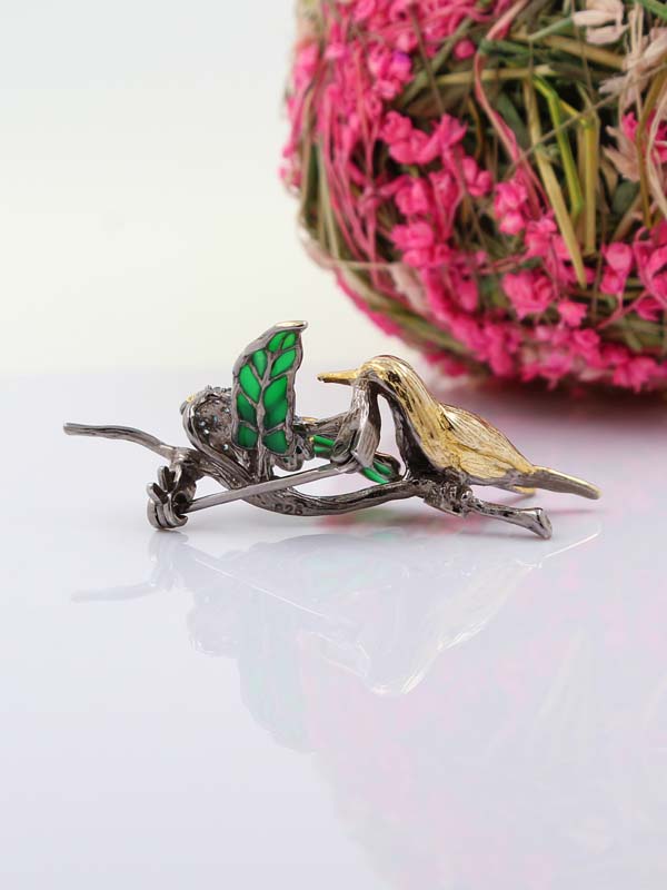 Серебряная брошь (Ag 925)