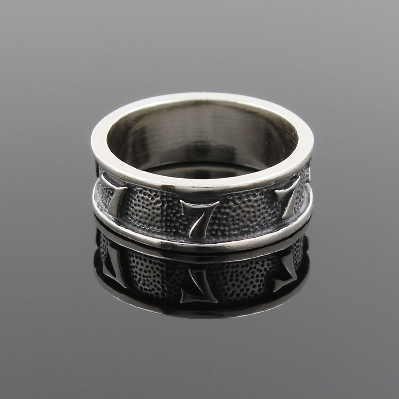 Серебряное кольцо с чернением (Ag 925)