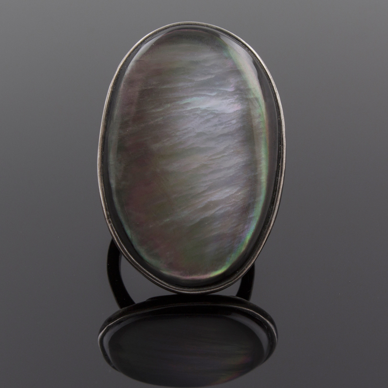 Серебряное кольцо с перламутром (Ag 925)