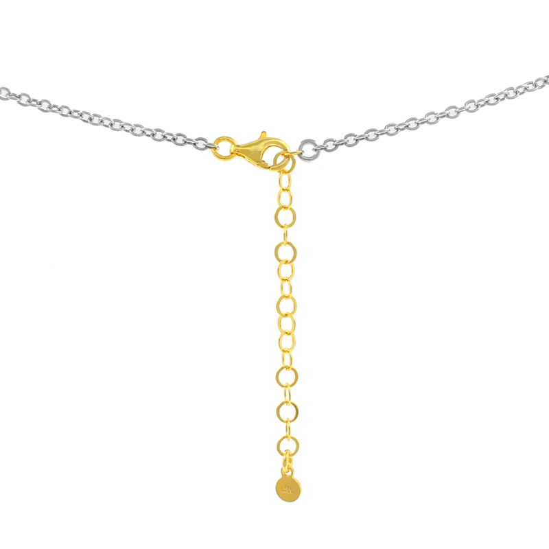 Серебряное колье с золочением (Ag 925)