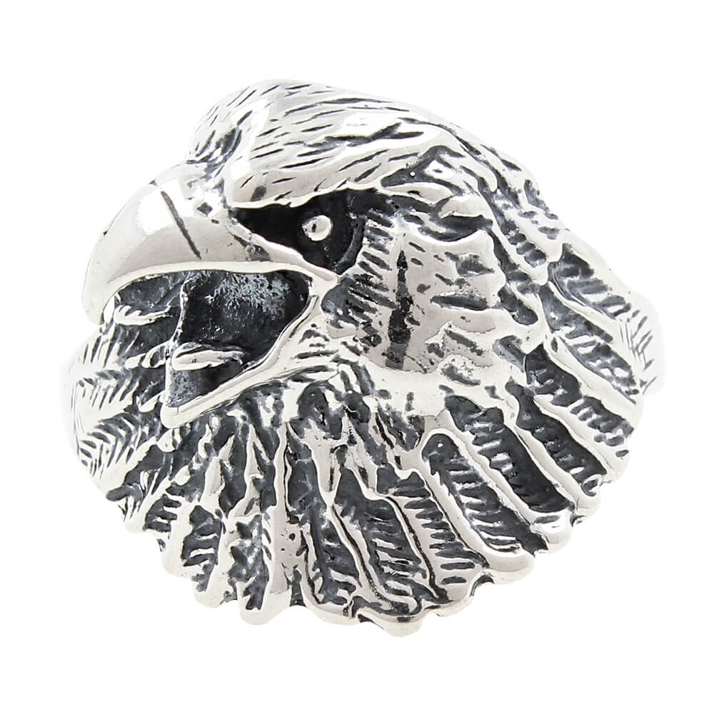 Серебряное кольцо "Ястреб" (Ag 925)