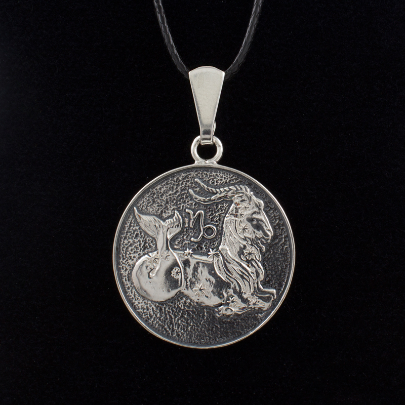 Серебряная подвеска Знак зодиака "Козерог" (Ag 925)