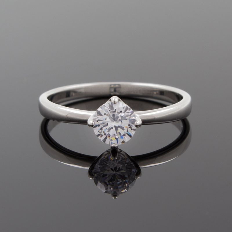Серебряное кольцо с фианитом 94011811 (Ag 925)