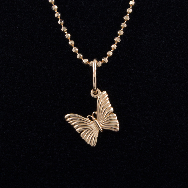 Золотая подвеска-бабочка (Au 585)