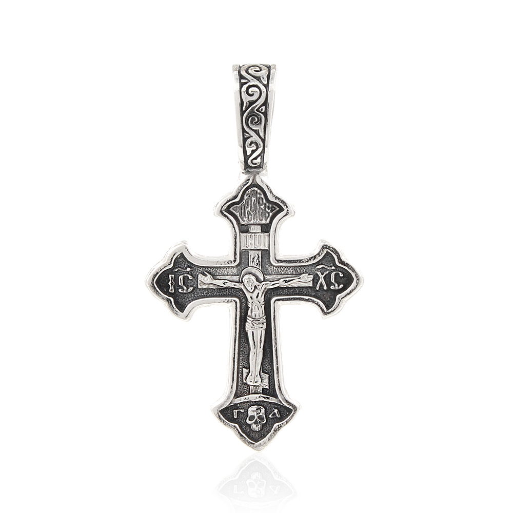 Серебряный крест с чернением (Ag 925)