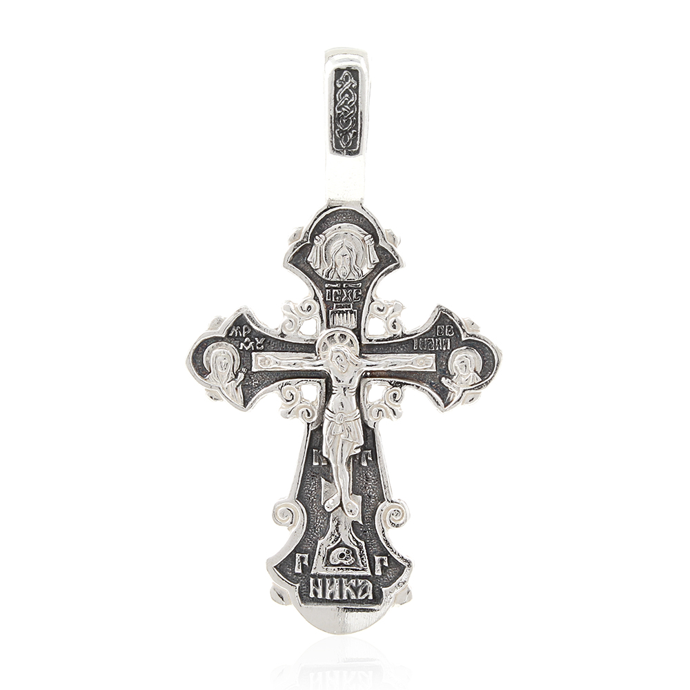 Серебряный крест с чернением (Ag 925)