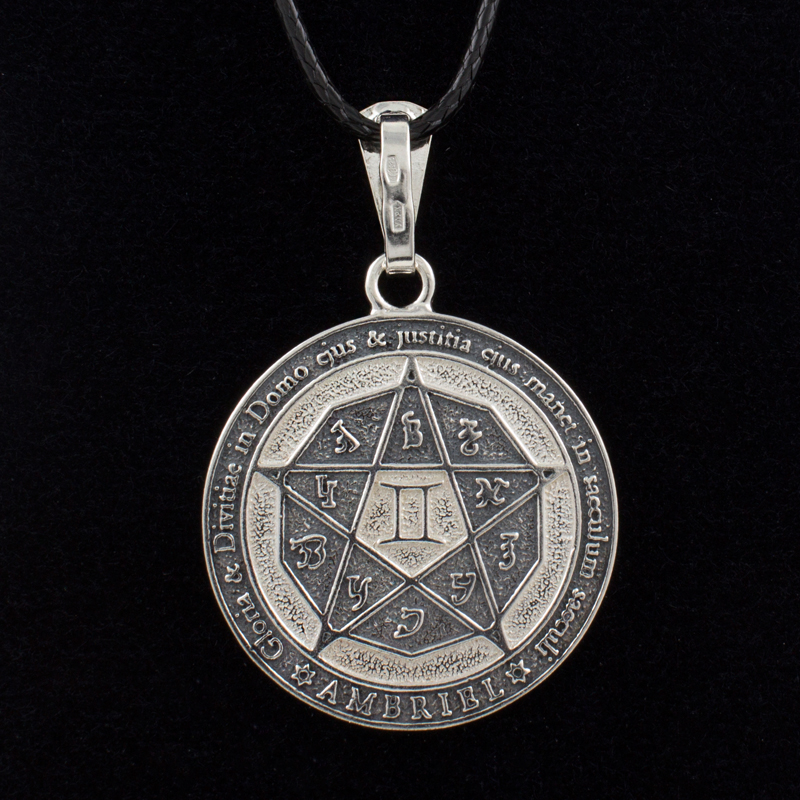Серебряная подвеска Знак зодиака "Близнецы" (Ag 925)