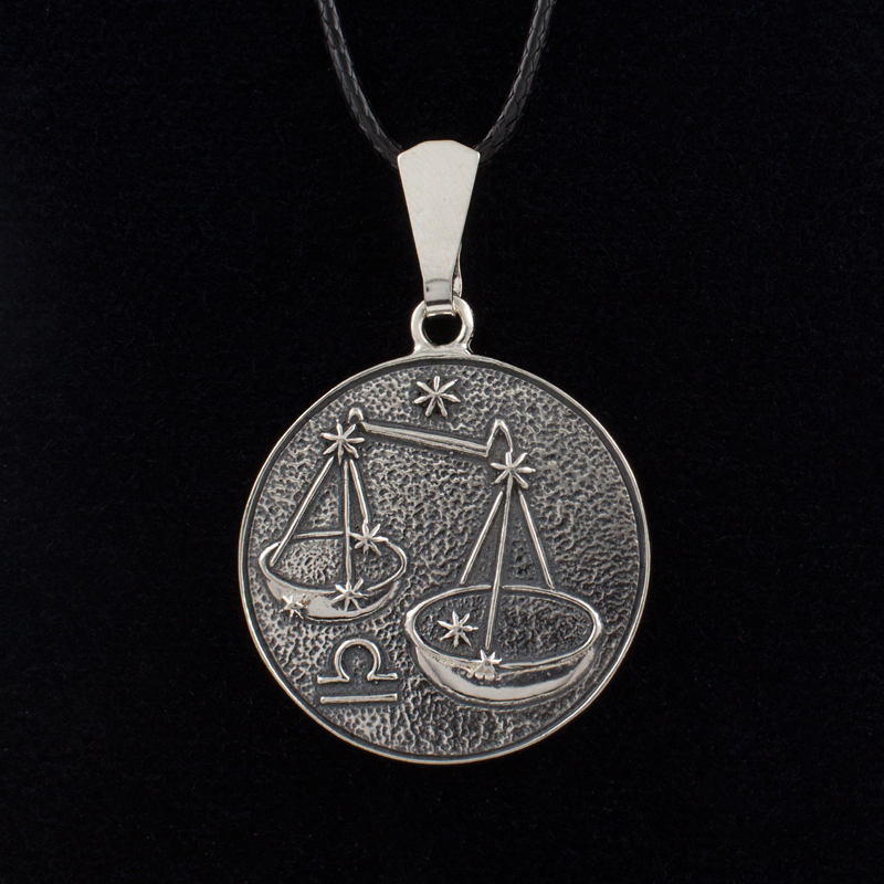 Серебряная подвеска Знак зодиака "Весы" (Ag 925)