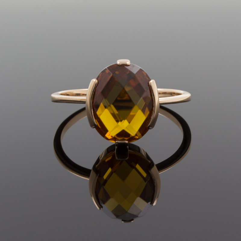Золотое кольцо с султанитом гт (Au 585)