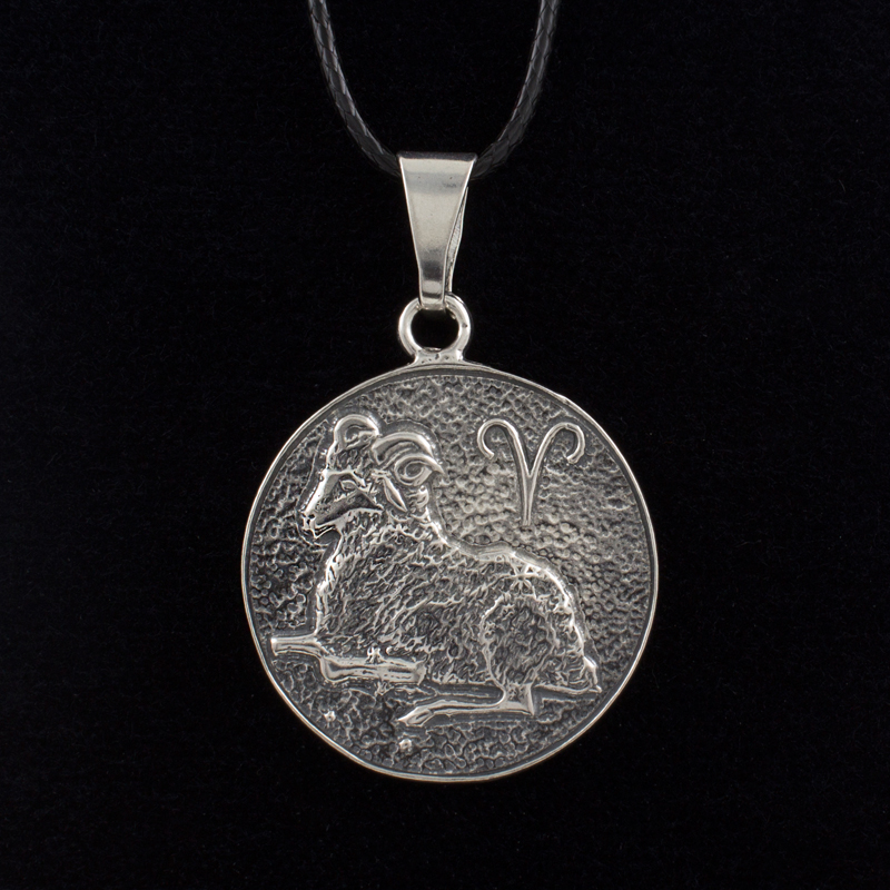 Серебряная подвеска Знак зодиака "Овен" (Ag 925)