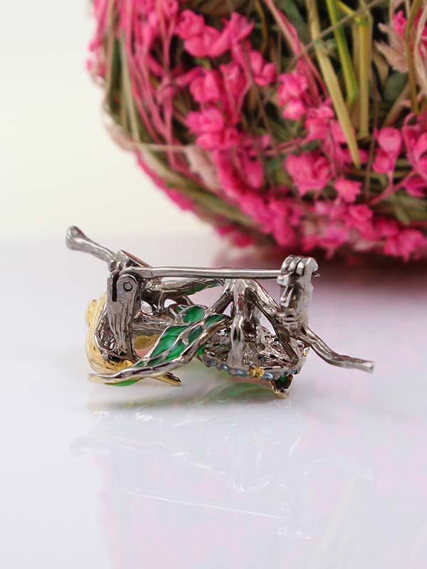 Серебряная брошь (Ag 925)