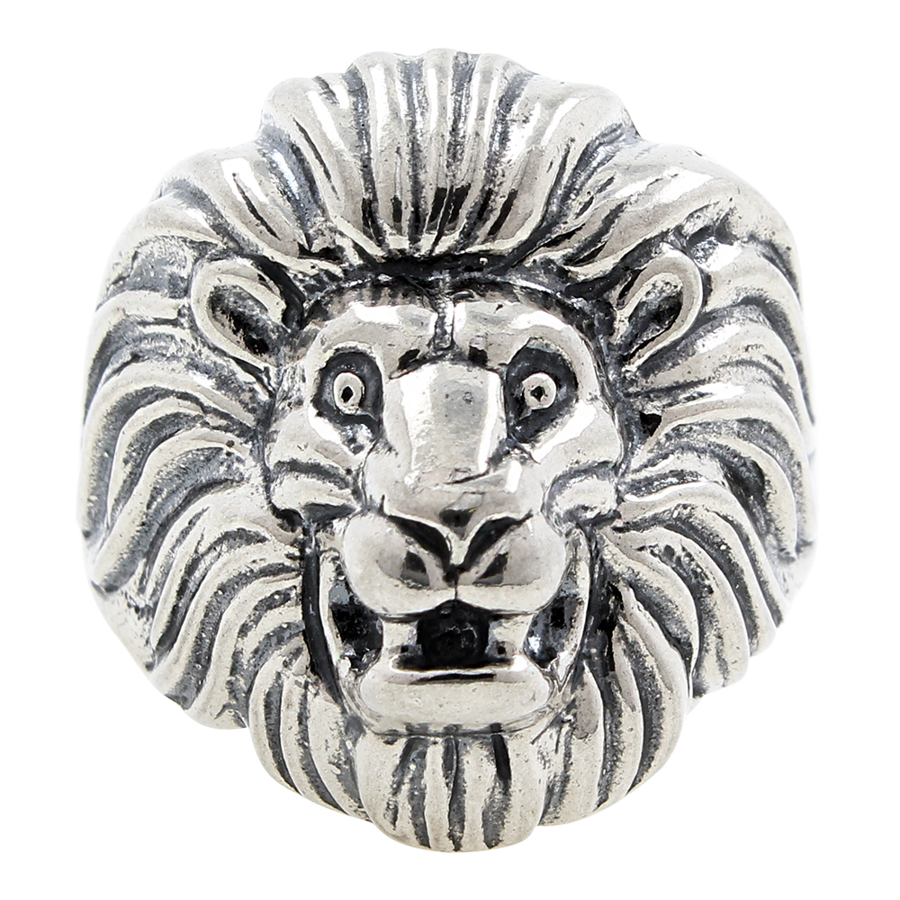 Серебряное кольцо "Лев" (Ag 925)
